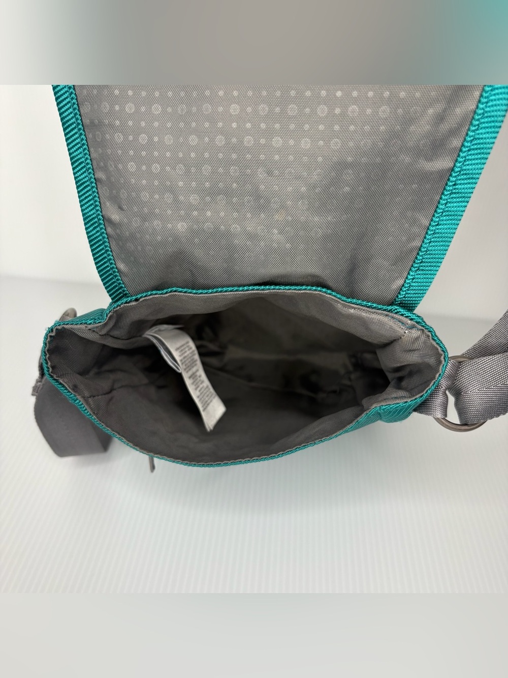 Columbia Azza II Crossbody Messenger Bag Small Teal Nylon Gorpcore Utility - Picture 3 of 8